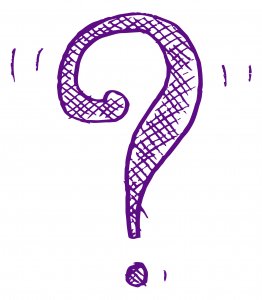 Rainbow Counselling 'Question mark' illustration